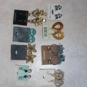 8 Pairs of Pierced Earrings NEW #111